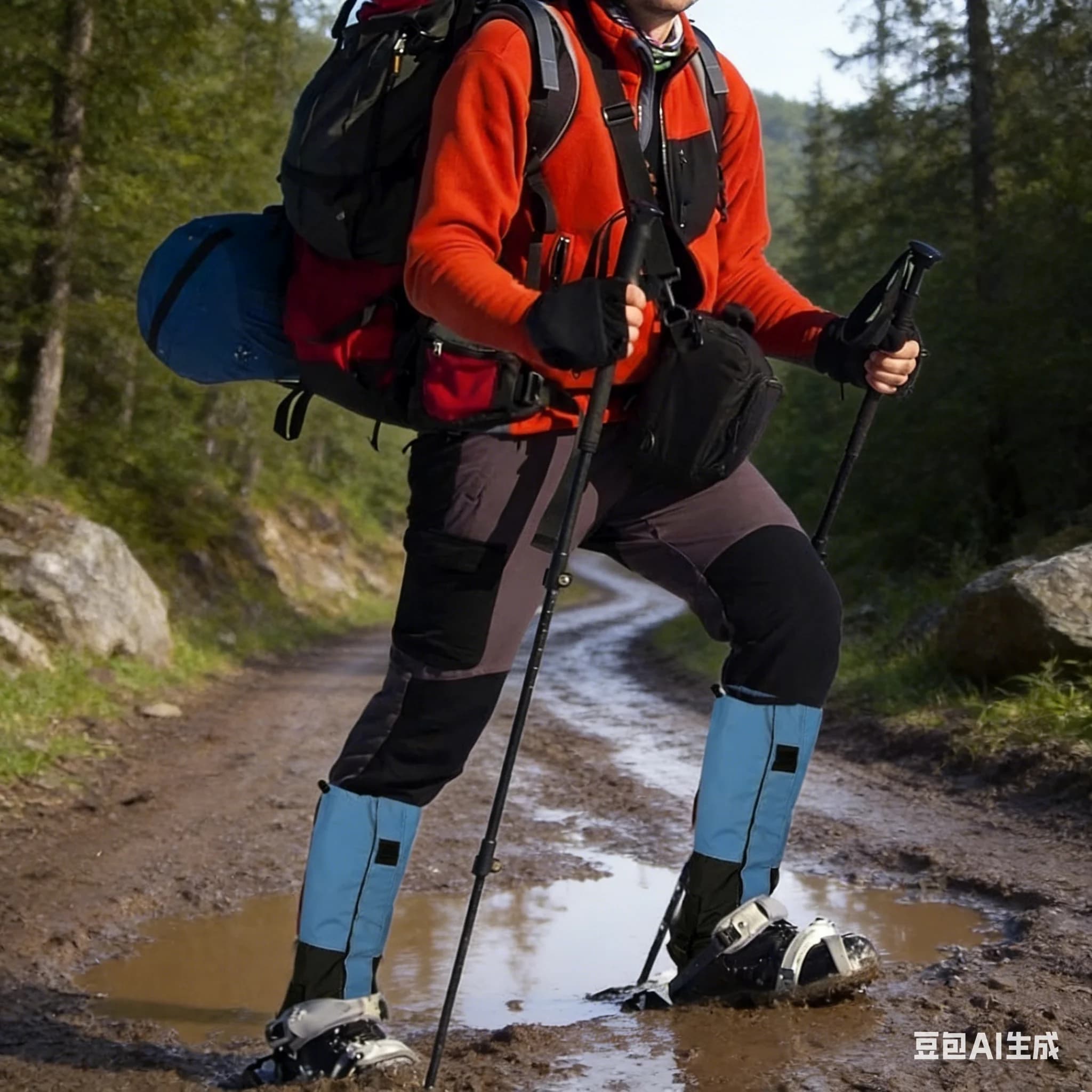 1 paio di coprigambe da sci impermeabili anti-neve anti-sabbia copertura di protezione per stivali invernali per uomini/donne accessori per escursioni all'aperto