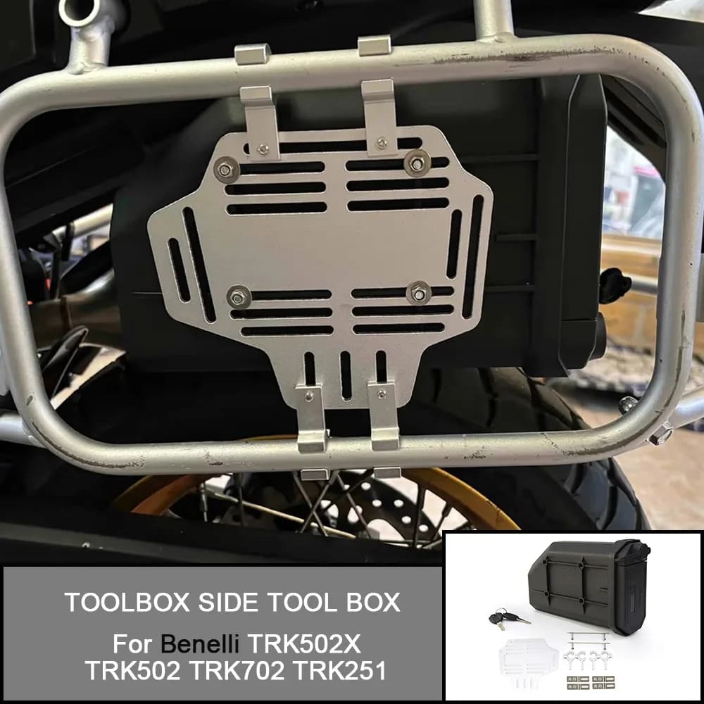 Per Benelli TRK502X TRK502 TRK702 TRK251 Kit di pronto soccorso/avviamento Scatola impermeabile NUOVA cassetta degli attrezzi impermeabile per moto Cassetta degli attrezzi laterale
