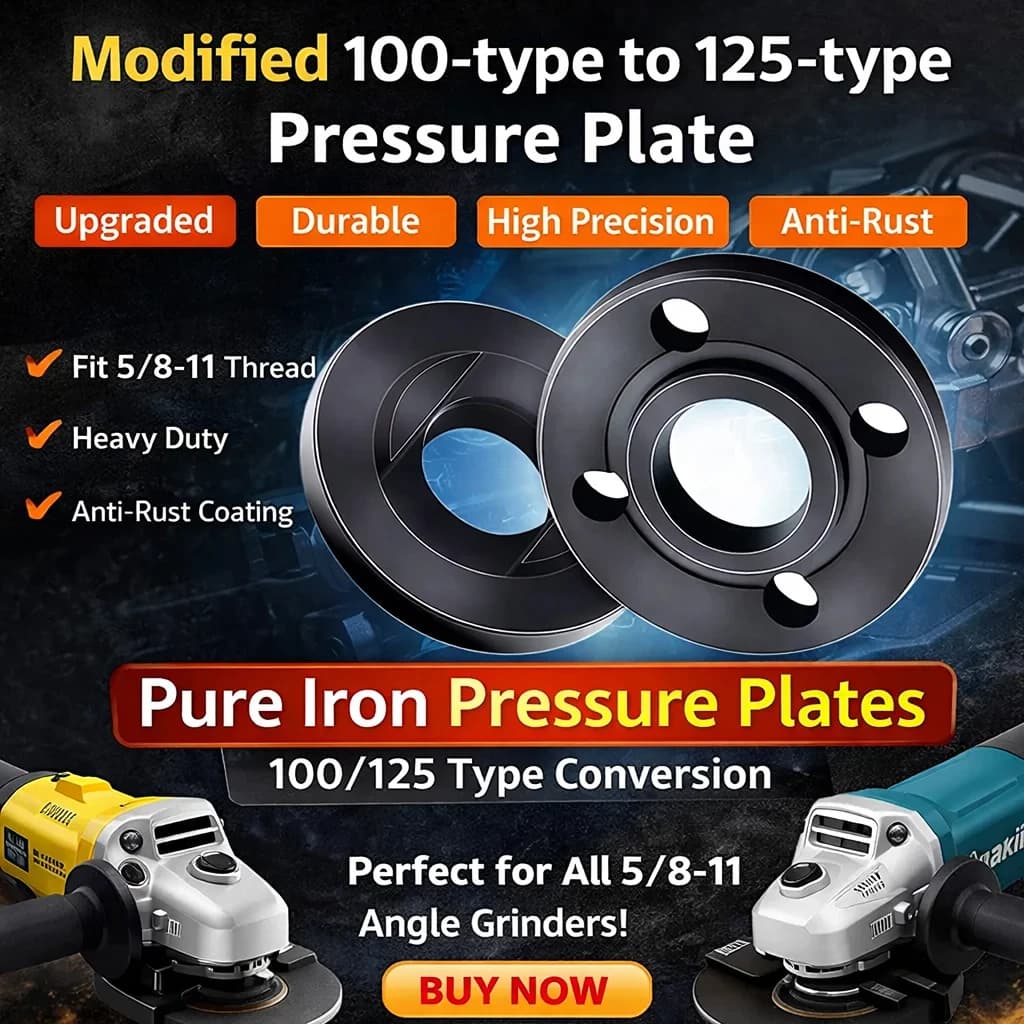 1 Pair Angle Grinder Inner Outer Flange Nut Accessory Thread Replacement Tools for 20mm and 22mm Bore Cutting Discs