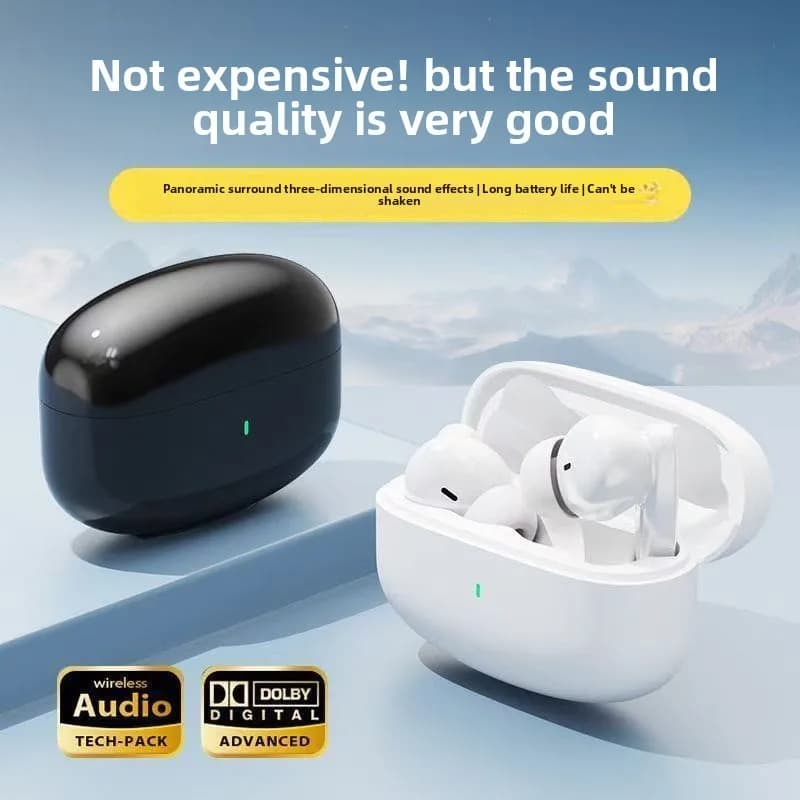 New Bluetooth 2025, Wireless with Noise Reduction, Ideal for Gaming and E-sports, Suitable for Sport and Racing