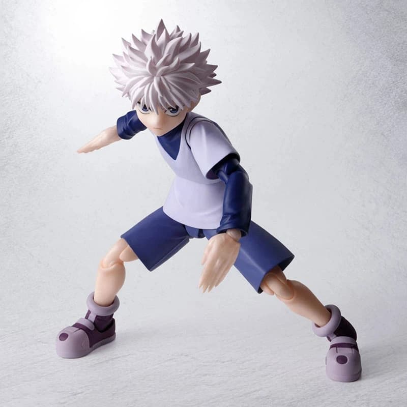 Disponibile Shf Figuarts Hunter X Hunter Killua Zoldyck Gon Anime Action Figure Modello finito Ornamenti Collezione Regali