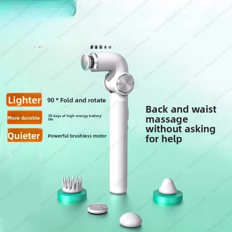 Fascia Gun Foldable Muscle Relaxation Ultra Mini Professional Massager Women's Small Neck Apparatus