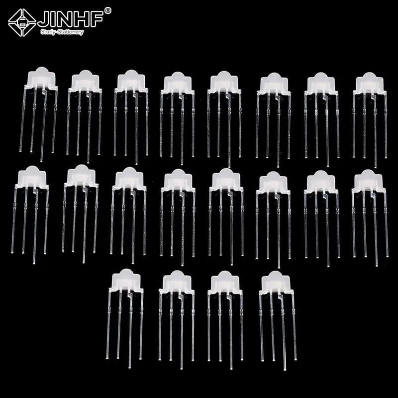 20 pz tastiera meccanica luce RBG LED 4pin RBG lampada a colori forcailh/OTM/Gateron/Greetech interruttore per tastiera Keycool/Razer