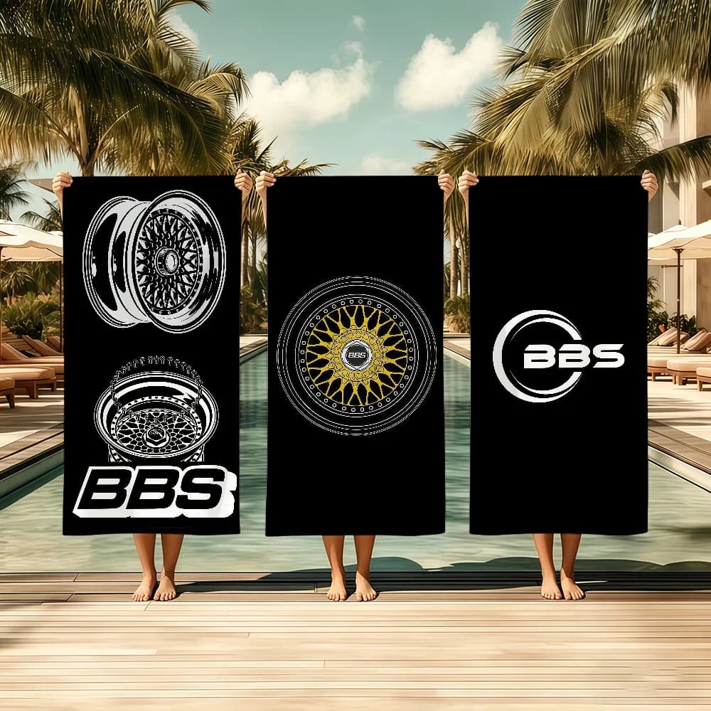 Cool B-BBS-S Towel Textile Bathrobe Beach Quick-Drying Lightweight Portable Camping Swim Pool Travel