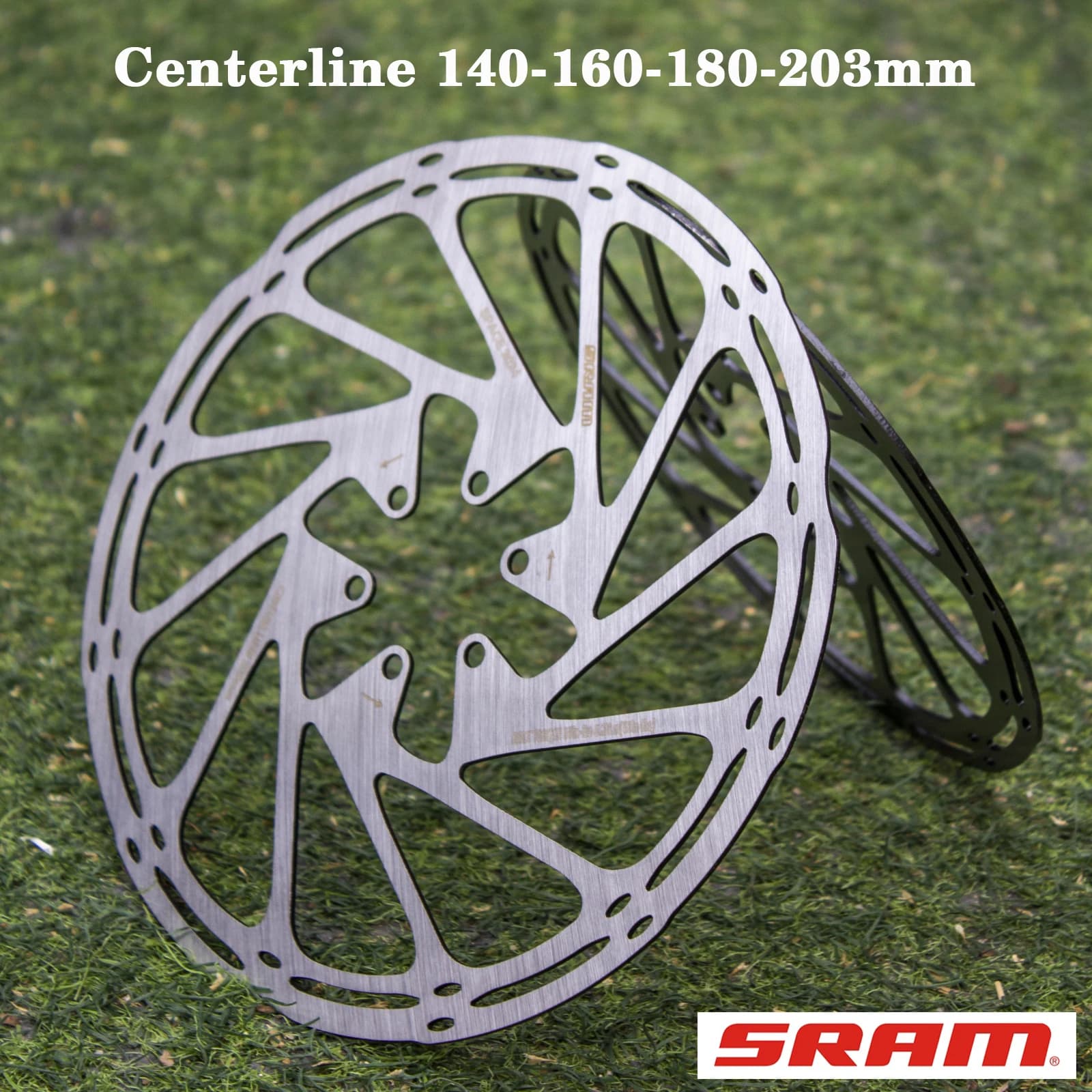 2pc SRAM Rotore del freno bici Linea centrale 140mm 160mm 180mm 203mm Disco freno idraulico in acciaio inossidabile per parti bici da strada MTB