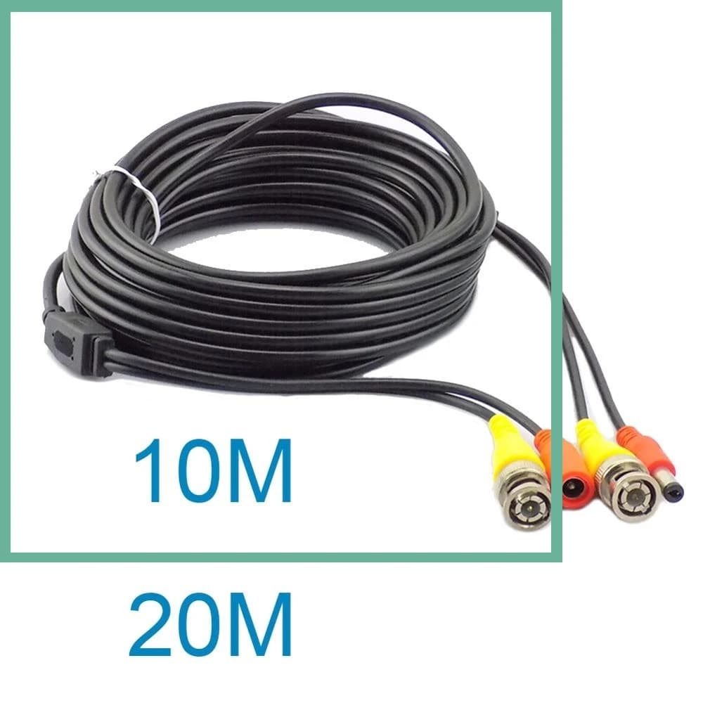 10M 20M CCTV Camera Cable DVR Recorder System Video Cable DC Power Security Surveillance BNC Cable E3