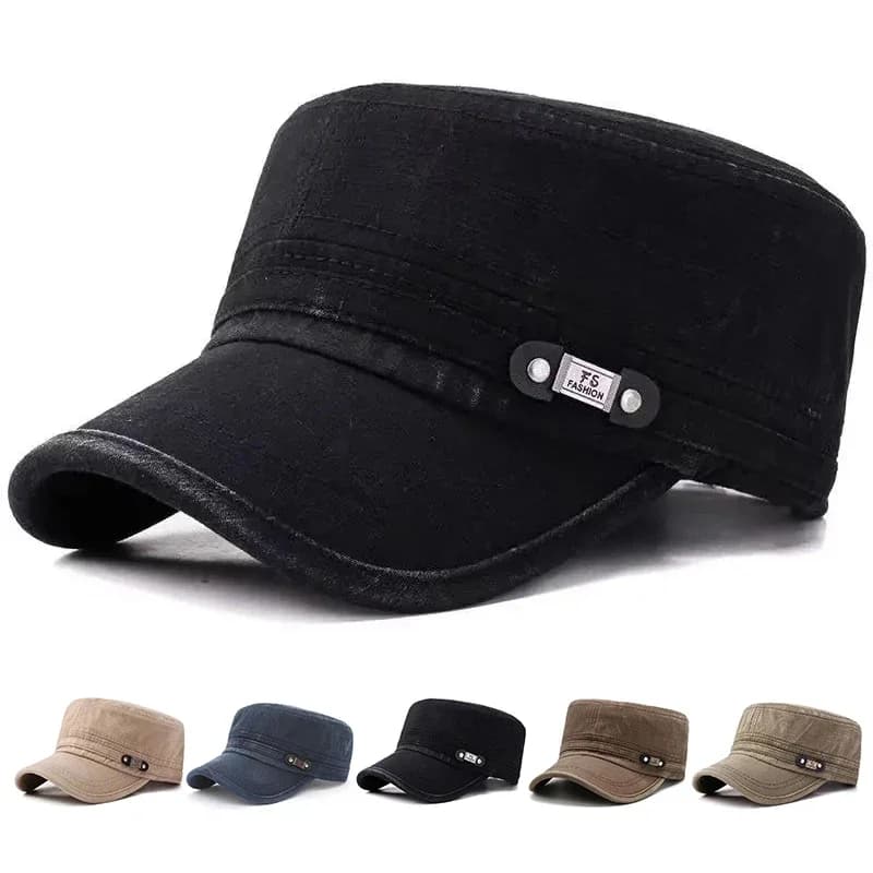 Cappellini da Baseball Unisex con Etichetta FS, Lavati e Regolabili, per Primavera e Autunno, Cappelli Casual per Esterni, Protezione Solare, Cappello Sportivo