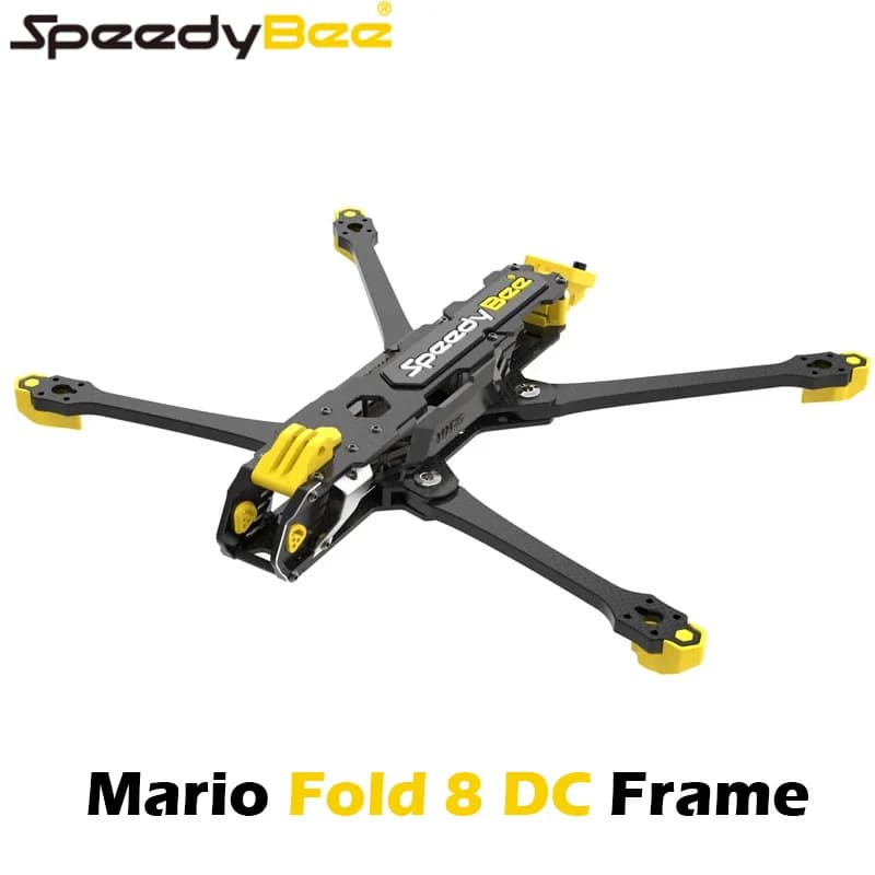 SpeedyBee Mario Fold 8 DC Telaio a lungo raggio da 8 pollici per motore 2812 Unità aerea O3 per kit quadricottero drone da corsa RC