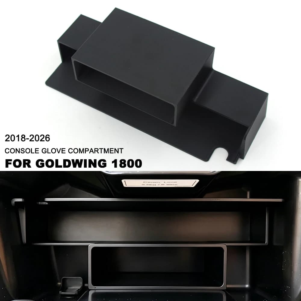 2018+ Gl1800 Motorcycle Insert Storage Box Console Accessories Console Glove Compartment Organizer for Honda Goldwing Gl 1800
