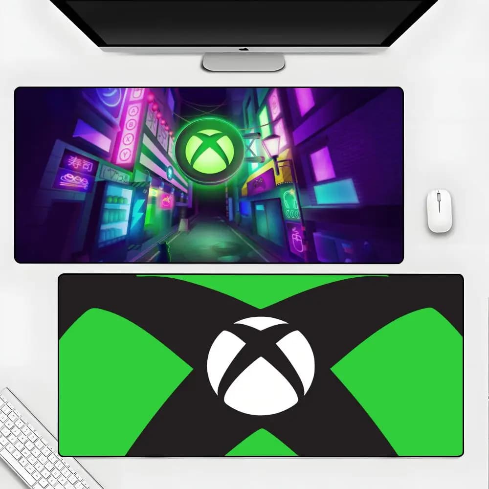 Tappetino per mouse X-XboxS con logo, in gomma, XXL, per laptop, notebook, computer, accessori da gaming