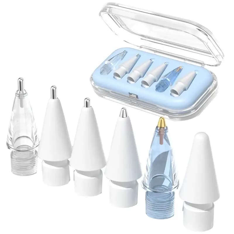 AED7-6PCS/Set Replacement Pencil Tips For Pencils Pro/USB-C/2Nd Gen/1St Gen Tips Writing Spare Stylus Pen Nib