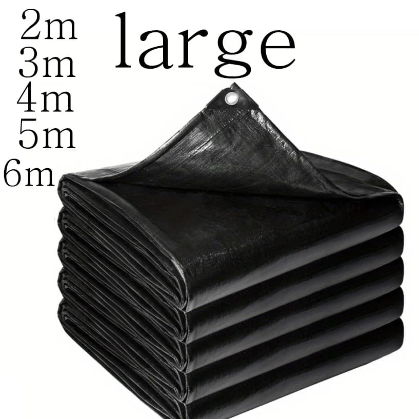 Large Sun Shade Sail Waterproof Tarp Black 3x5 4x4 5*5 6 8m*8 10 12 15 20 Awning Tarpaulin Camp Sun Shelter Canopy Tent Camp