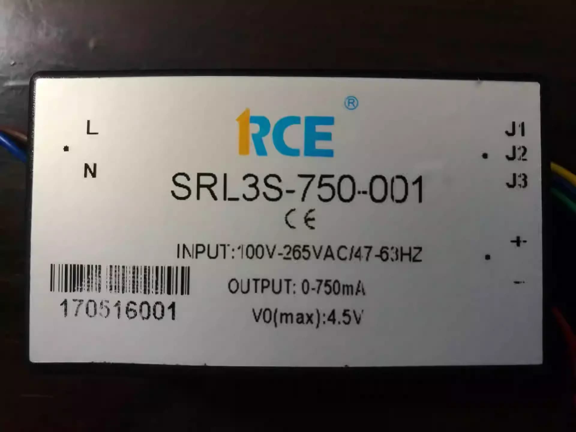 Alimentatore LED Dimmerabile per Microscopi Serie SRL3S-700-001 e SRL3S-750-001