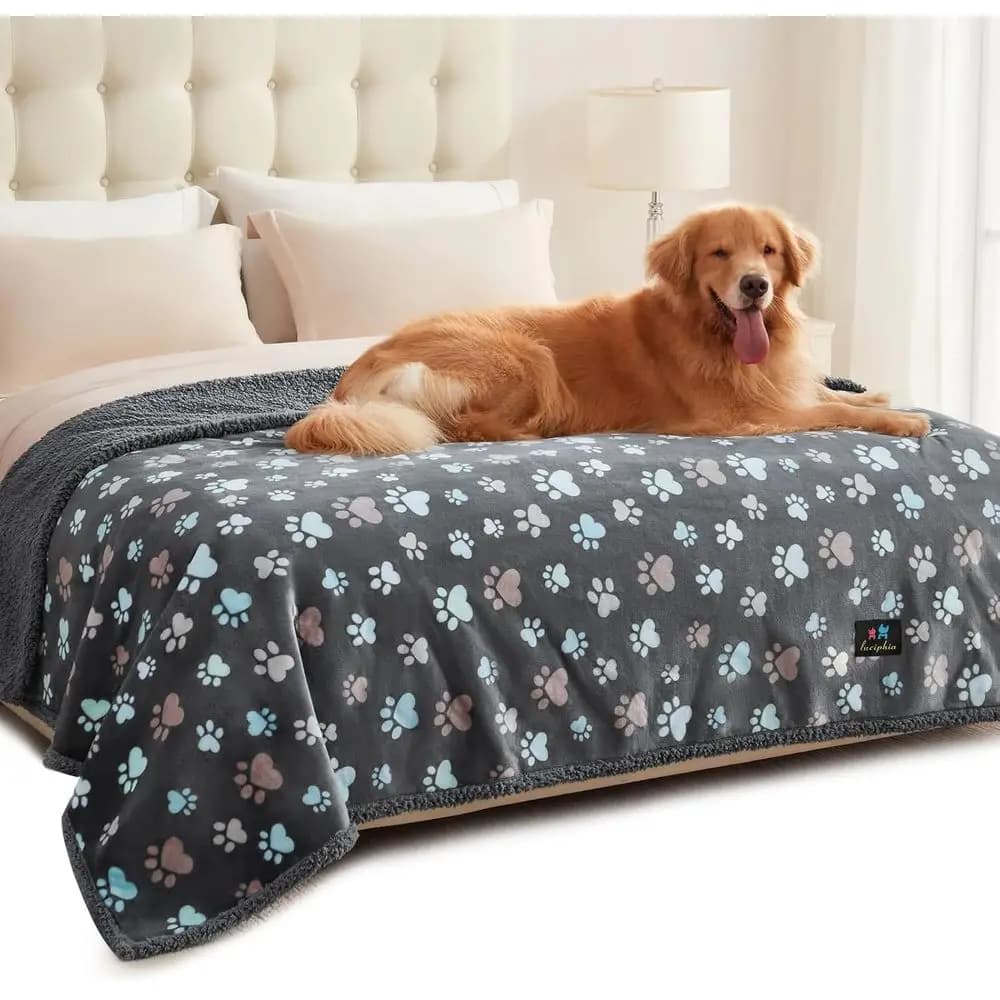 Waterproo Pet Blankets or Couch Soa Bed Cover Liquid Pee Proo Washable Sot luy Large Dog Blanket Reversible urniture Protection