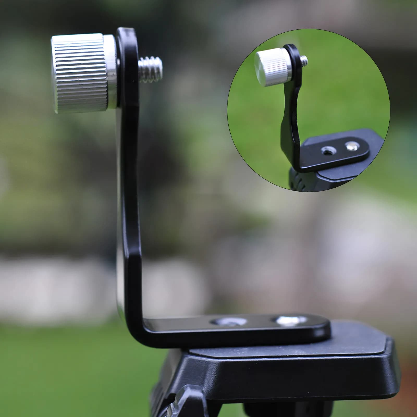 2Pcs Binocular Telescope Adapter Sturdy Aluminum Tripod Mount Adapter for Outdoor Scoping Photography Astronomy Stable Balance