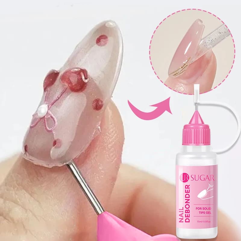UR SUGAR 15ml Removal For Solid Tips Gel Tips For Fin Nails Stickers Solids Removal Gel Presses On Nails Frost False Tips Removal Tools