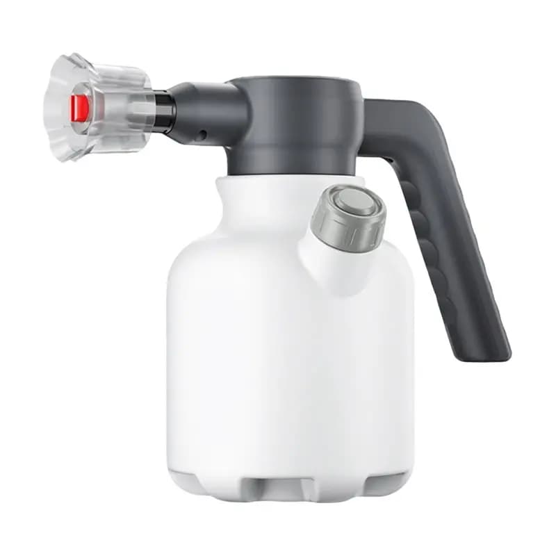 Spruzzatore a pressione d'aria 2L, spruzzatore elettrico a schiuma per lavaggio auto, ricaricabile, con uscita a ventaglio a 75 gradi
