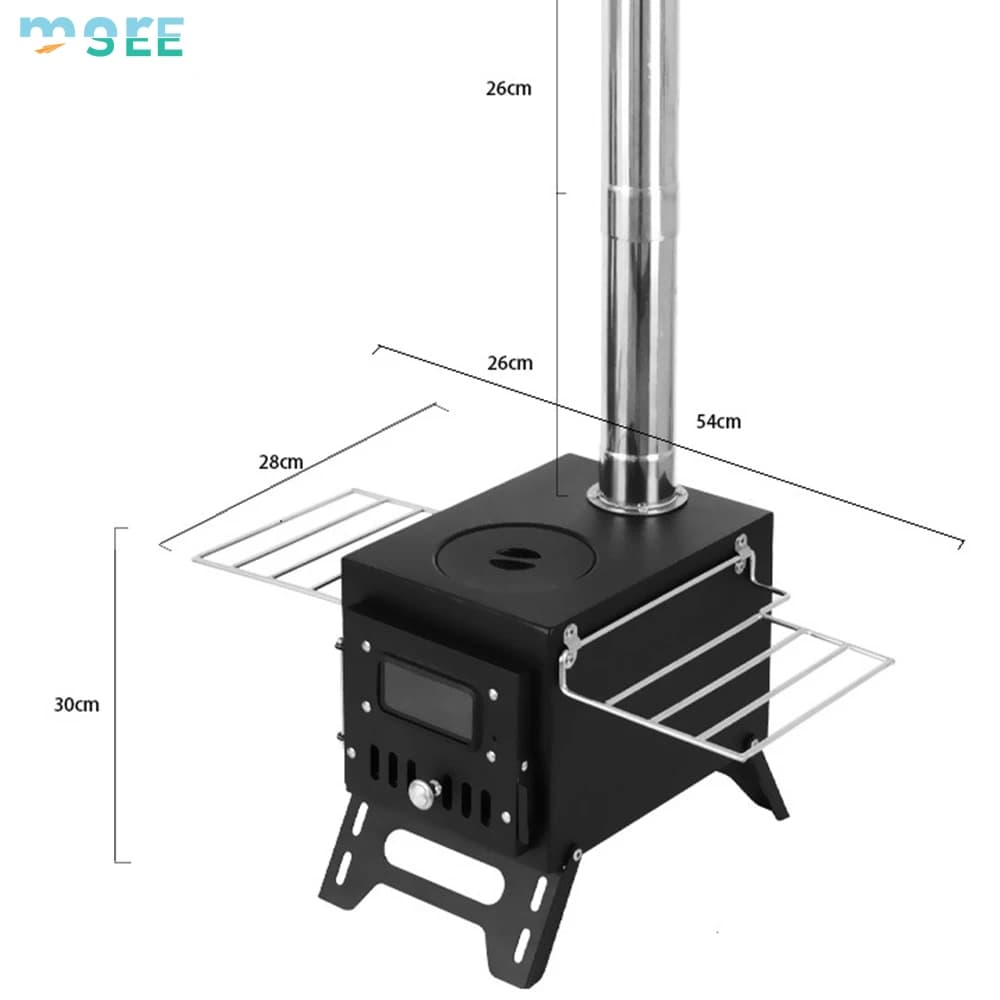 Fishing Hunt Picnic BBQ Portable Folding Stove Adjustable From Outdoor Camping