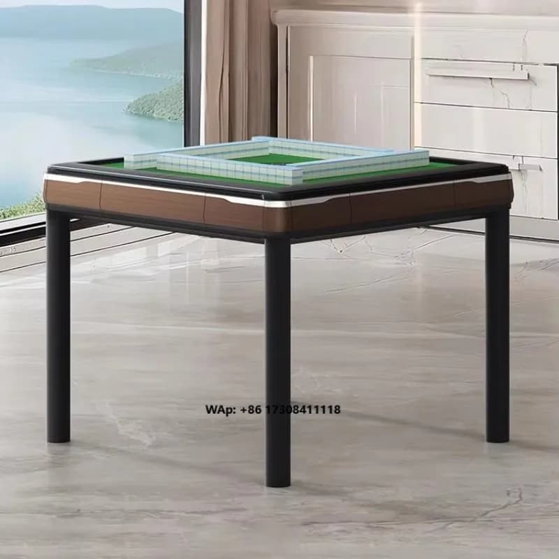Fully Automatic Foldable Modern Mahjong Table Electric Tile Scorer Home Use Tile Sorting Masters Mahjong Machine Plastic
