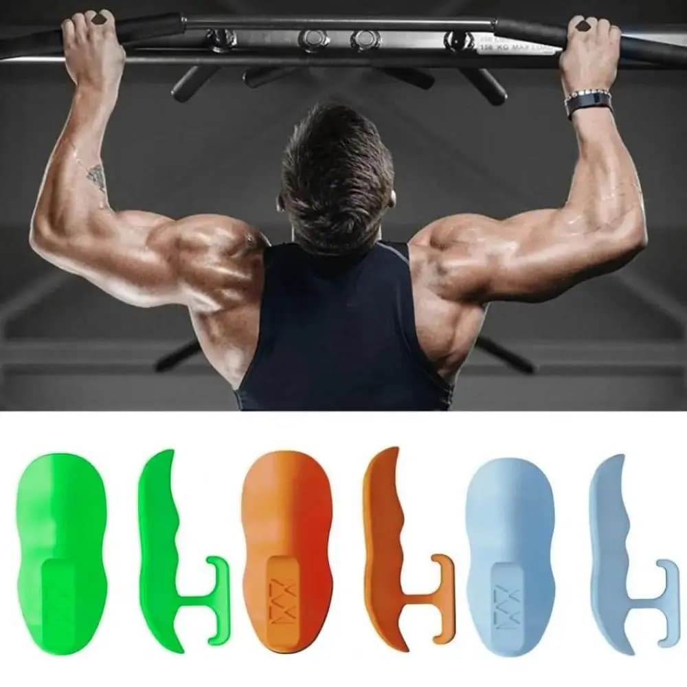1 Pair Ergonomic Weight Lifting Grips Anti-slip Elastic Workout Gym Gloves Honeycomb-shaped Anti-friction Silicone Palm Grips