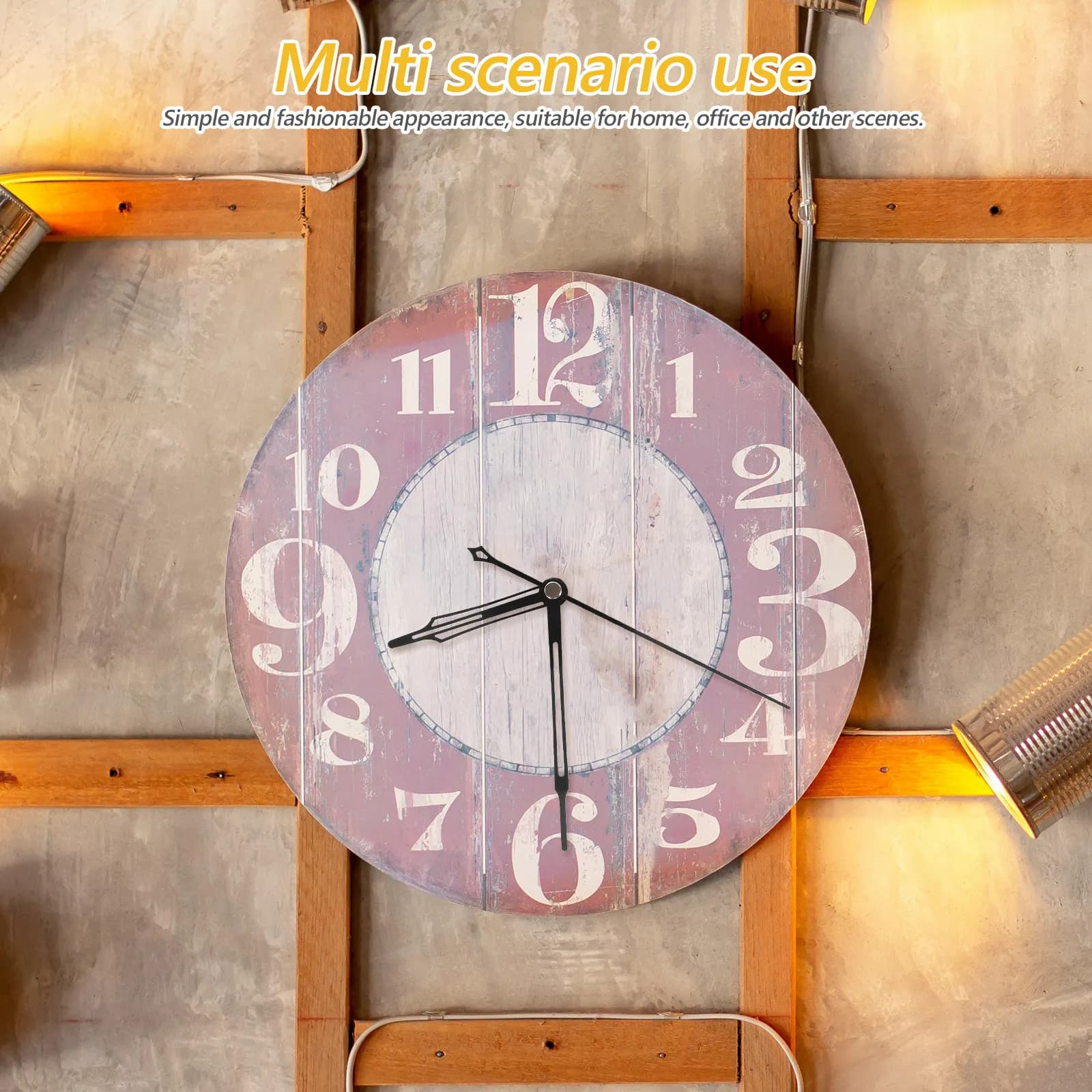 Kit Movimento Orologio da Parete al Quarzo Silenzioso con Lancette per Pannelli da 30 cm, Spessore 8-10 mm, Facile Installazione, Precisione di Cronometraggio Affidabile