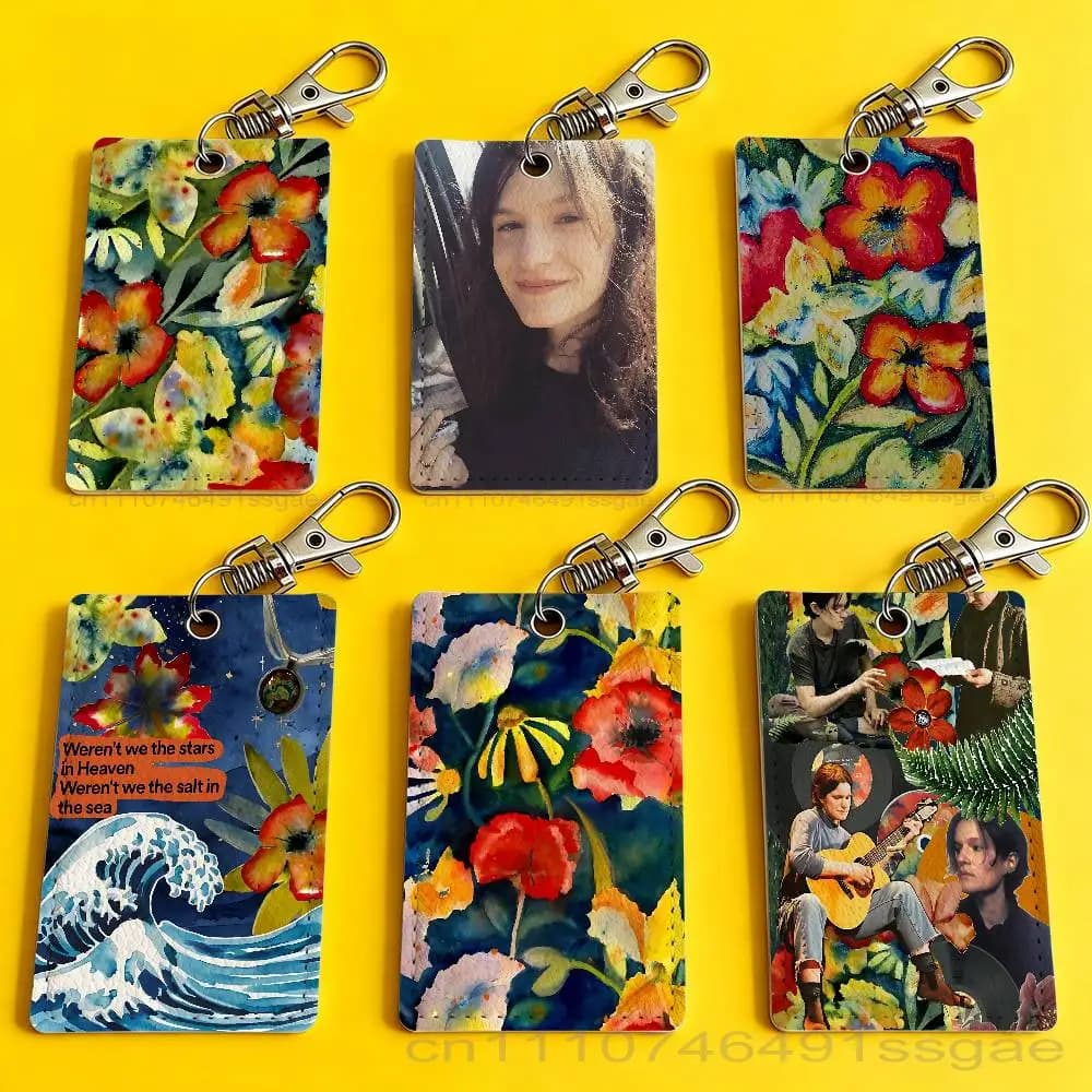Adrianne Lenker Songs Album Card Holder Keychain Badge Holder Card Pass Hang Rope Lariat Lanyard for Key Rings Accessories Gift