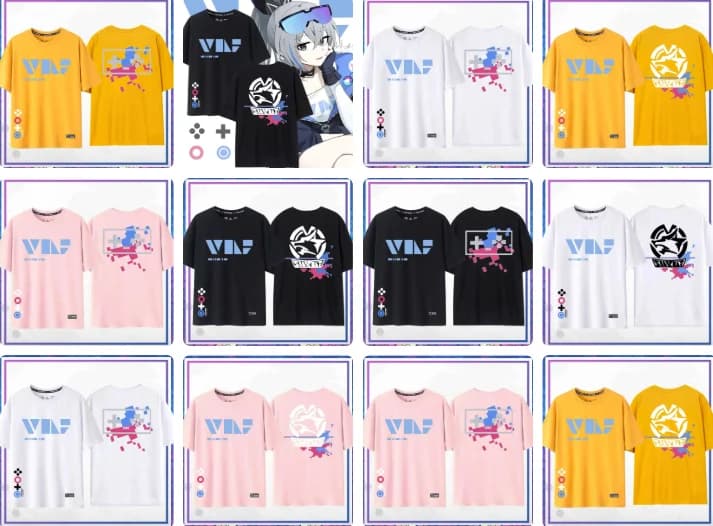 Anime Honkai：Star Rail Silver Wolf Short Sleeves T-shirt Game Summer Men Women Top Fashion Cartoon Printing Casual Cosplay Gift