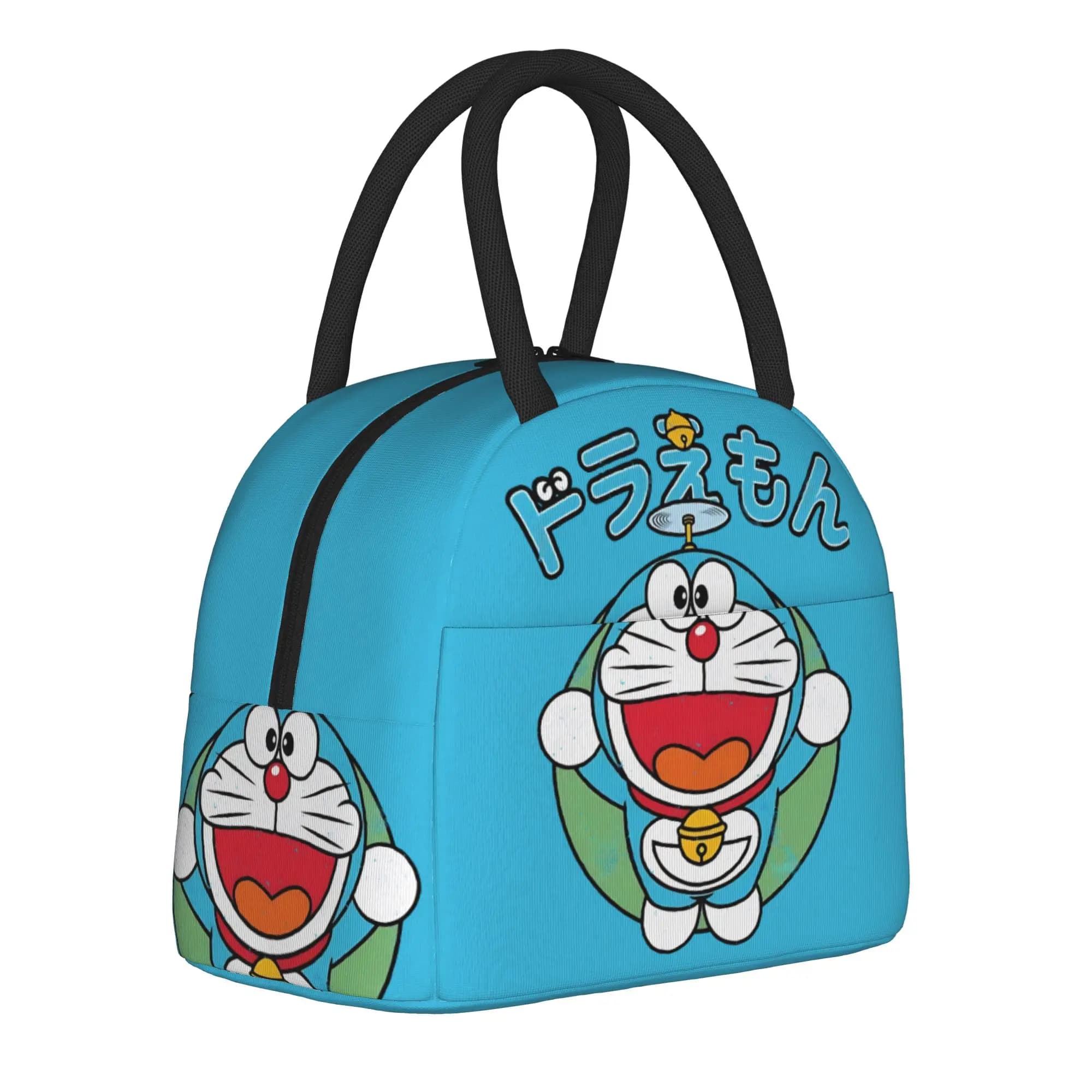 Borse termiche per il pranzo Doraemon Blue Cats per uomo e donna, contenitori per alimenti, borse termiche riutilizzabili per il lavoro
