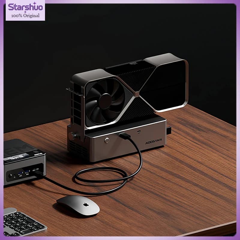 AOOSTAR AG02 Docking Station per Scheda Grafica con Porte OCulink USB4 Compatibile con Thunderbolt 4, Ricarica Inversa 100W, 64Gbps
