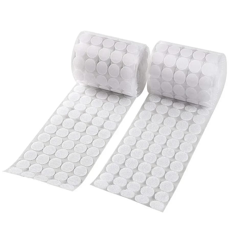 10/15/20/25/30mm Forte Nastro di Fissaggio Autoadesivo In Nylon Adesivo Magico Nero Bianco Punto Adesivo Gancio nastro ad anello Accessori FAI DA TE