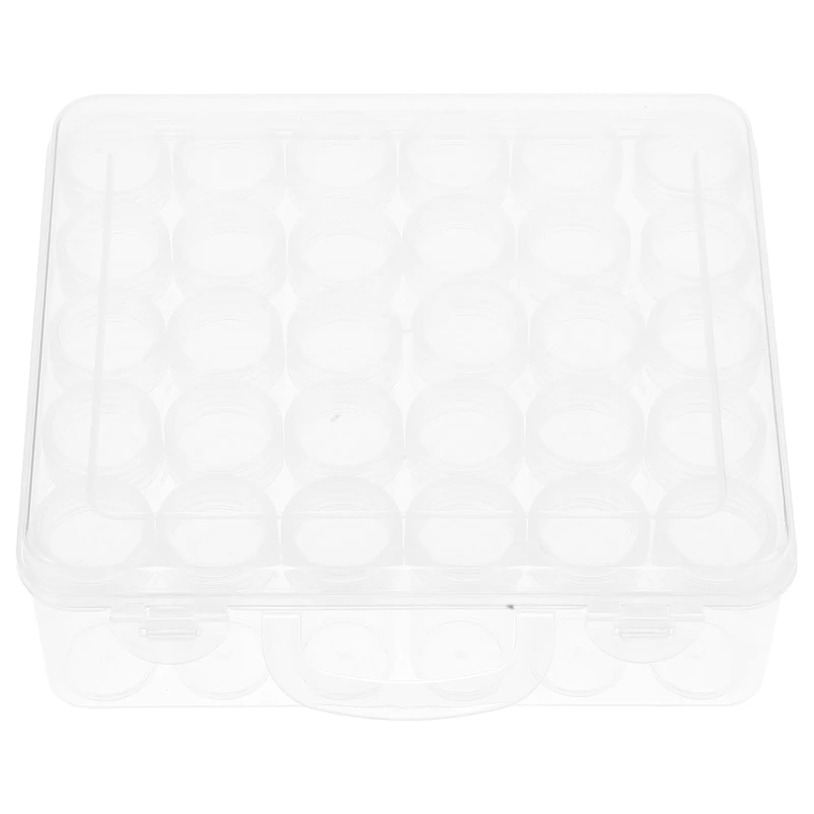Seed Storage Container for Garden Flower Vegetable Seeds Plastic Organizer Box with Clear Lid Classification Compartments