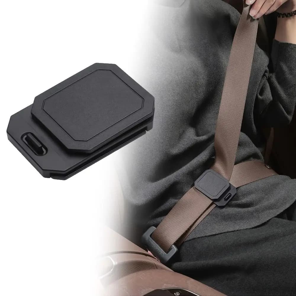 Clip Universale Antiscivolo per Cintura di Sicurezza Auto, Fibbia di Sicurezza Quadrata in ABS, Clip di Fissaggio per Cintura, Accessori Auto