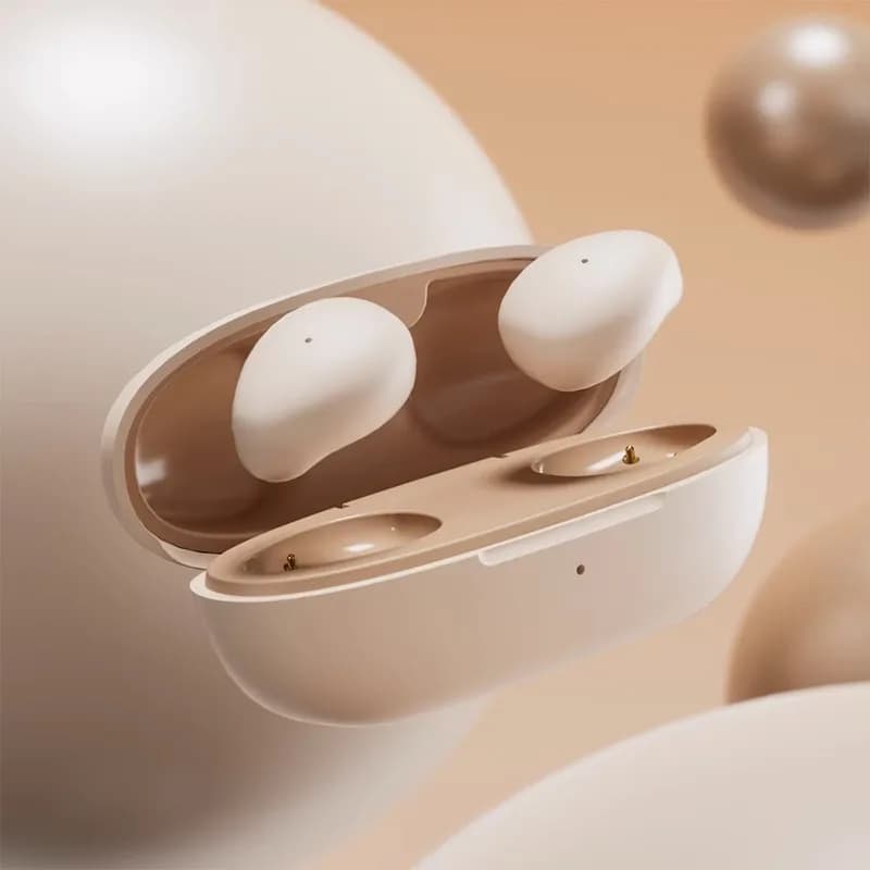 Mini auricolare invisibile senza fili Bluetooth 5.3 con cancellazione del rumore Auricolare per il sonno indolore TWS Cuffie sportive Hifi leggere