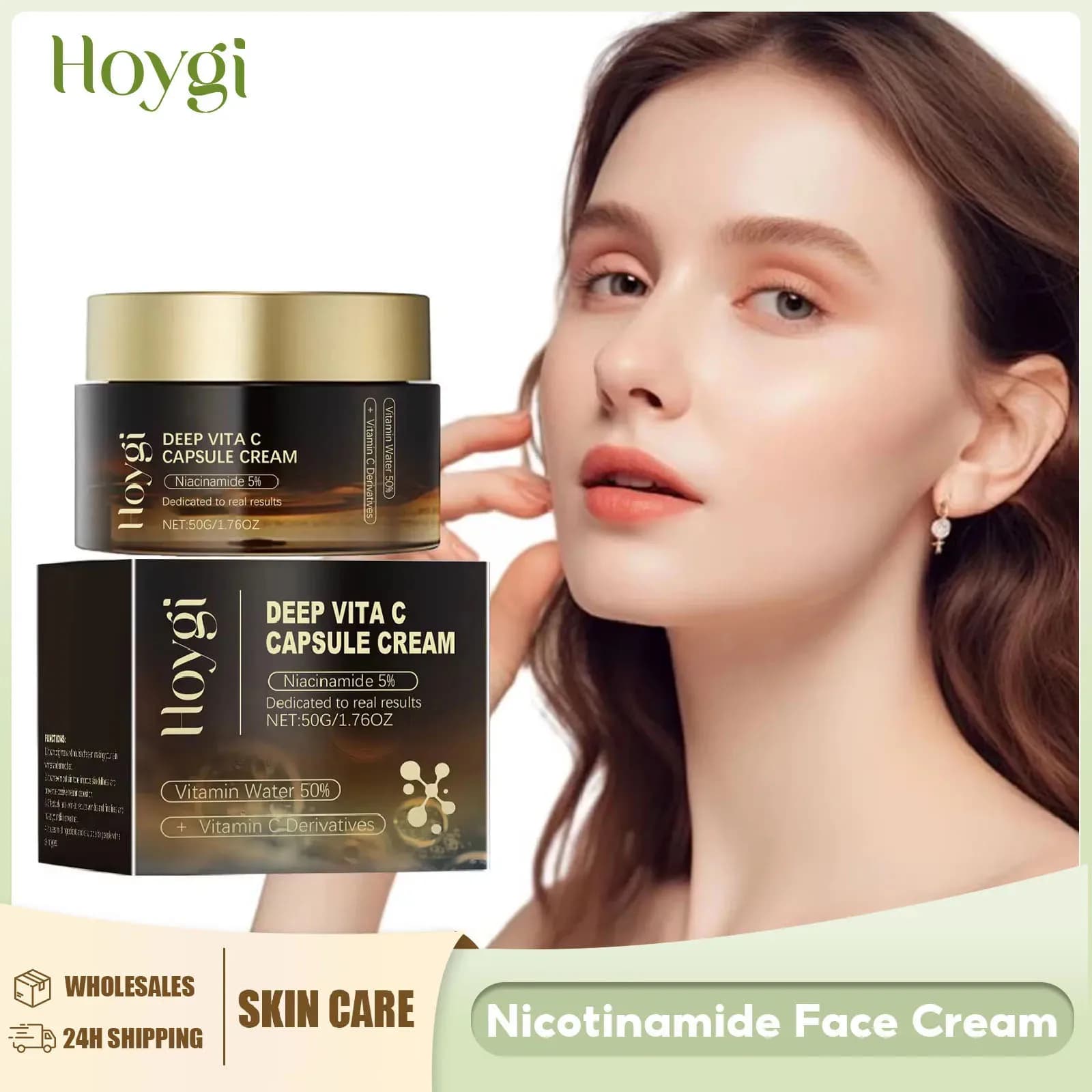 Niacinamide Cream Dissolvency Dark Knee Smooth Melamine Dissolvency Thin Line Rejuvenation Reducing Pores Hydrating Skin Care