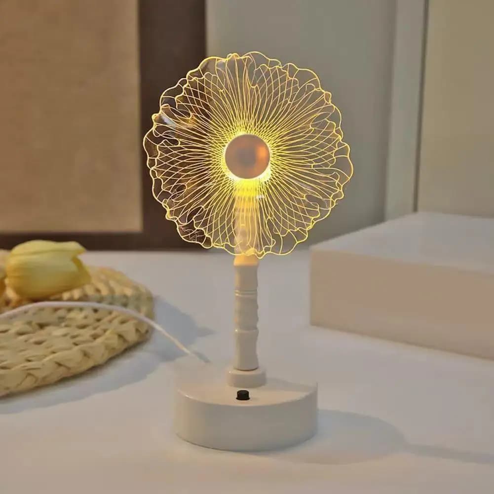 Eye-friendly Night Lamp Acrylic Sunflower Night Light 3d Engraved Led Desk Lamp Usb Battery Powered Bedside Mood Light for Girls