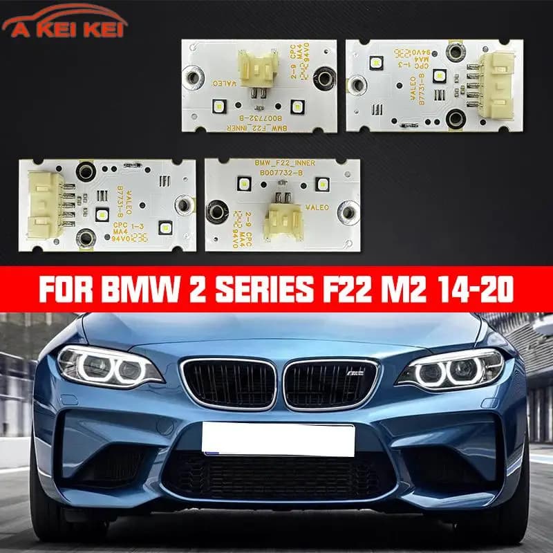 Per BMW Serie 2 F22 2014 2015 2016 2017 - Modulo LED DRL per fari anteriori con chip HID e striscia guida luce diurna