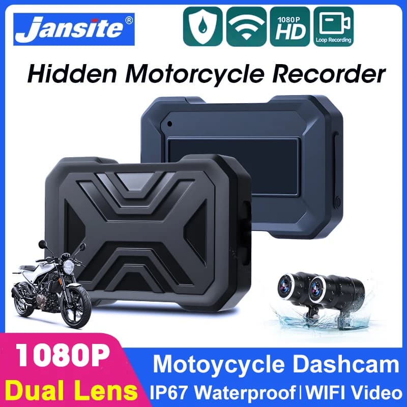 Moto Dashcam DVR Full Body Impermeabile Moto Videocamera Videoregistratore Video WiFi Scatola Nera Doppio Registratore 720P/1080P