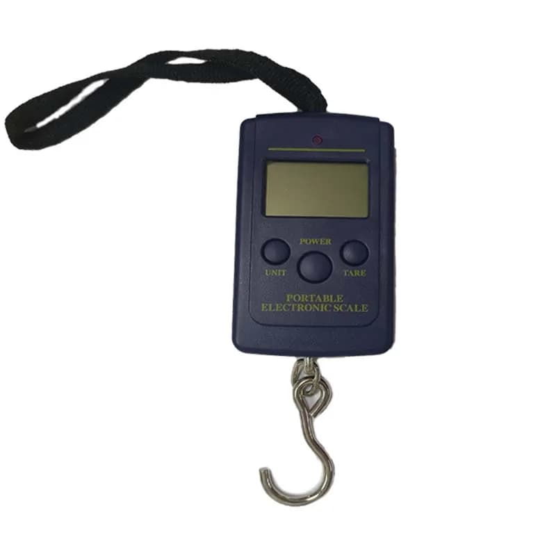 40kg/10g Mini bilancia digitale per bagagli da pesca pesatura da viaggio Steelyard Hanging bilancia elettronica a gancio, attrezzo per il peso della cucina