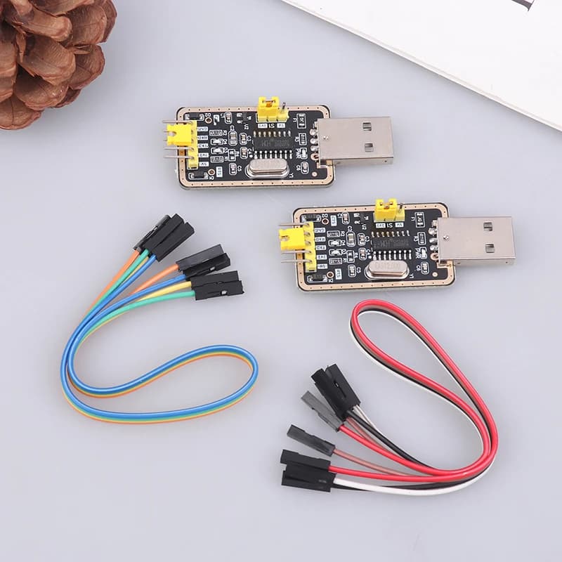 Keyboard Modules CH340G USB Converter to TTL Module UART CH340 3.3V 5V Nine Pin Card for Kit Fai-da-Te Arduino