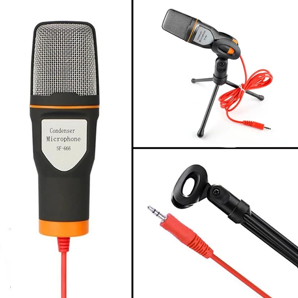 Microfono a condensatore professionale cablato per PC, karaoke, sala audio, gaming, sistema di canto, kit per streaming live, per gamer