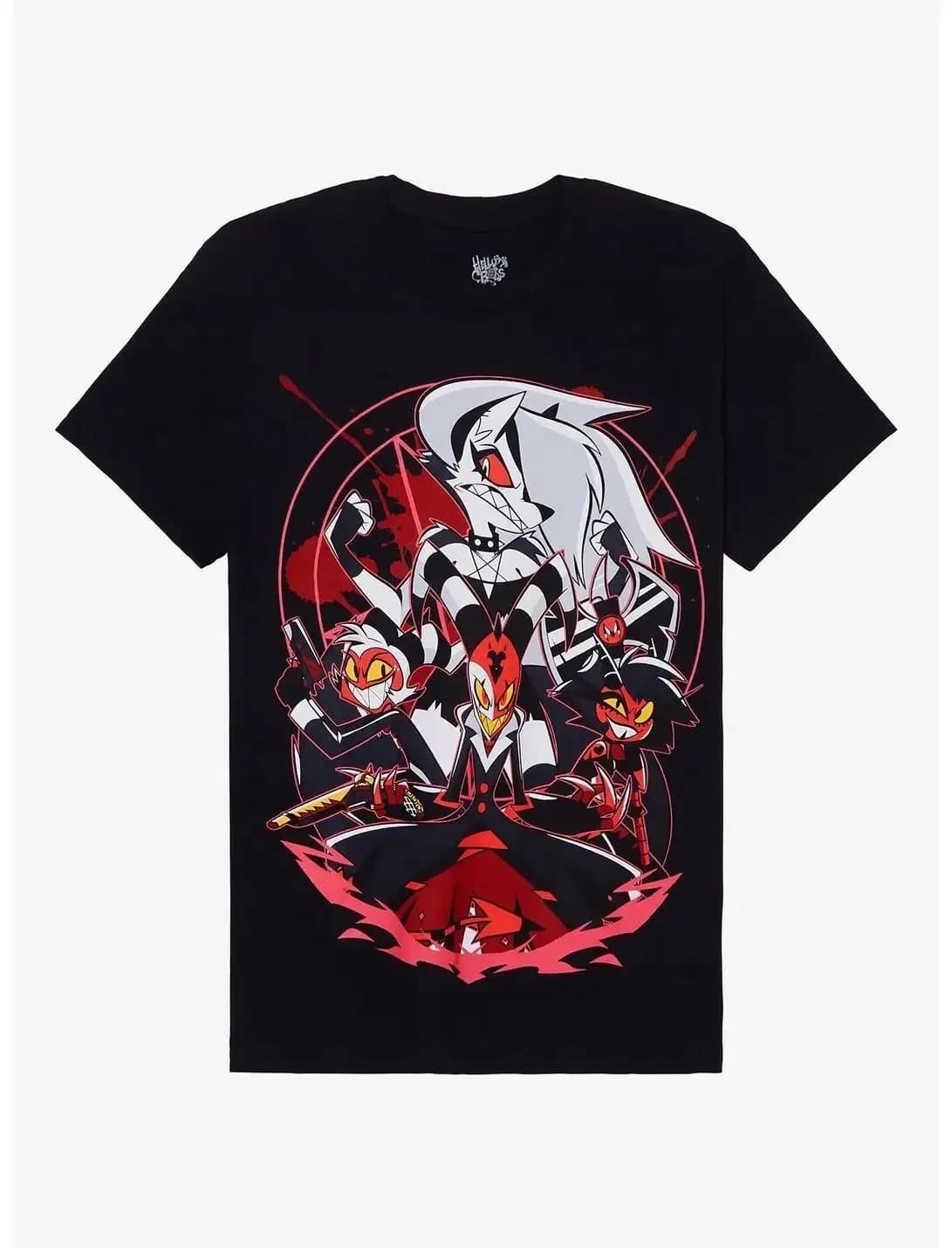 Helluva Boss Stolas Demon T-shirt con stampa grafica Uomo Donna Y2k Maniche corte Classico prodotto caldo di fascia alta T-shirt per coppie oversize