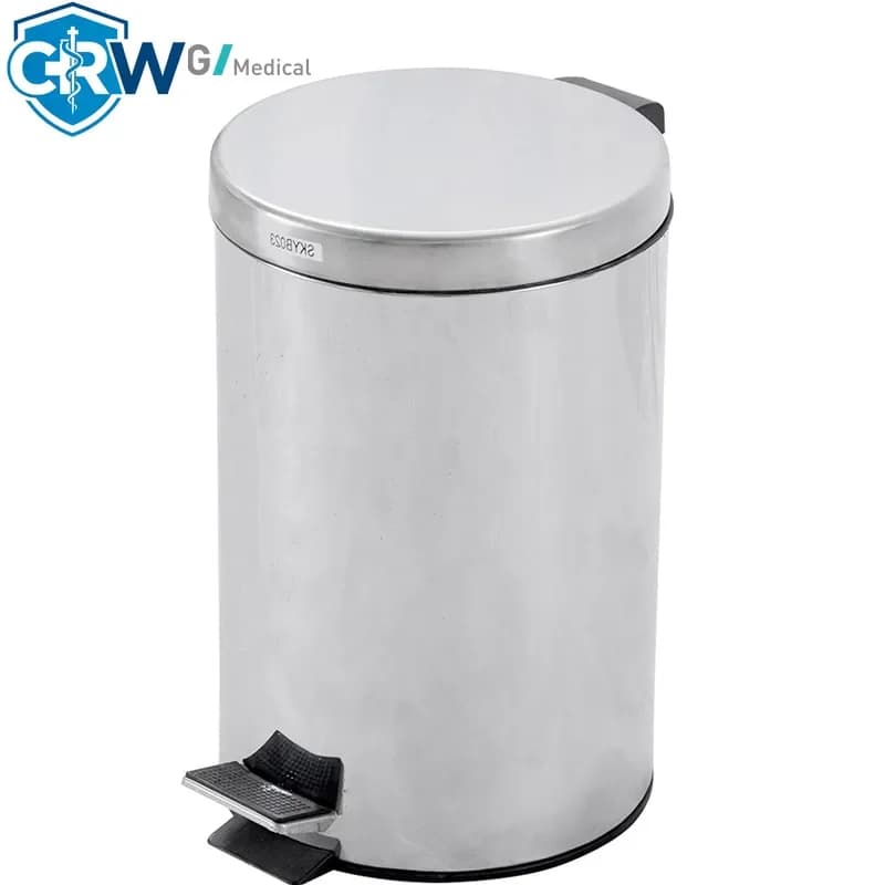 CRW SKH034-1 Hospital Furniture Economical Trash Can for Hospitals