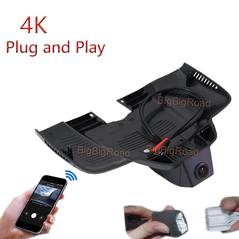 4K Plug And Play Car Wifi DVR Video Recorder For Mercedes Benz New E Series E200 E300 E320L W213 2016-2018 GT50 CLS300 CLS350