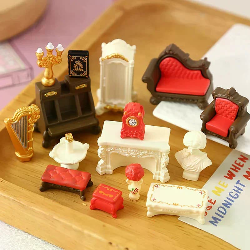 Modellino in Miniatura 1/12 per Casa delle Bambole, Arredamento Simulato per Soggiorno, Decorazione Ornamentale, Giocattoli per Gioco di Ruolo