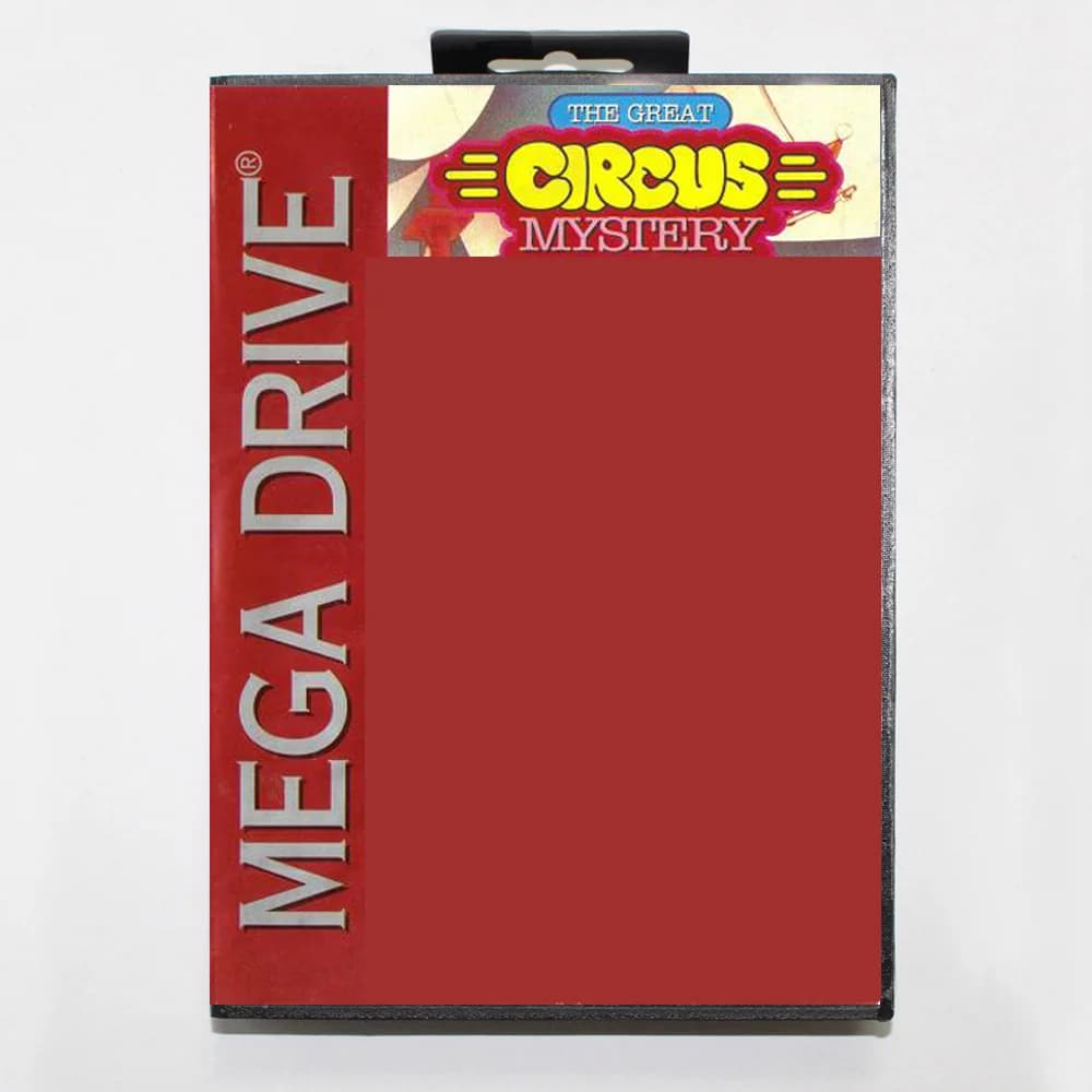Nuovo Arrivo Grande Circus Mystery MD Gioco di Carta 16 Bit BR Copertura per Sega Megadrive Genesis Cartuccia Console per Videogiochi