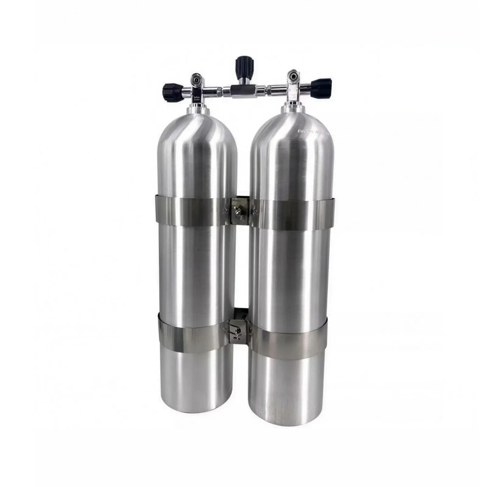 Professional Scuba Diving Double Cylinder Valve Thread Band for Diving Kit with a Cylinder and Snorkeling Tank Accessory