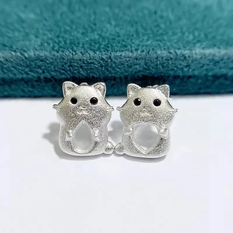 MeiBaPJ 5mm Heart 4*5 Stones Water Drop FAI FROM TE 925 Silver Set Empty Earrings with Pin Fine Band Bridal Jewelry for Women