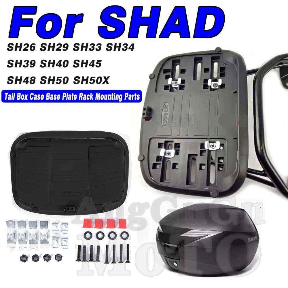 Parti di montaggio del Rack della piastra di Base dell'installazione della custodia TopBox del motociclo per SHAD SH26 SH29 SH33 SH34 SH39 SH40 SH45 SH48 SH50
