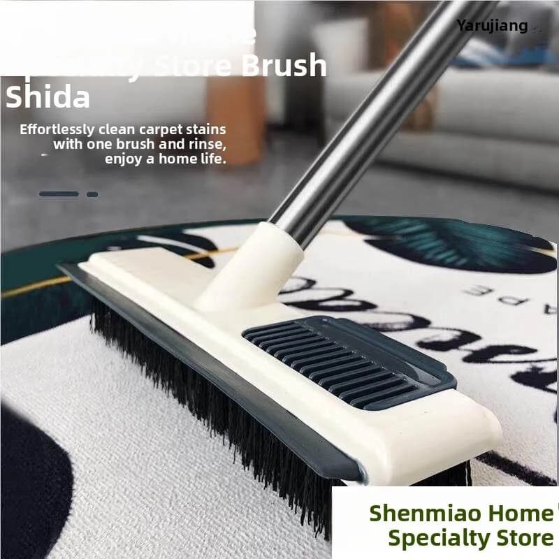 Long Handle Broom Soft Bristle Bed Brush Carpet Special Use Sweeping Brush Dust Removal Sofa Cleaning Household Tool