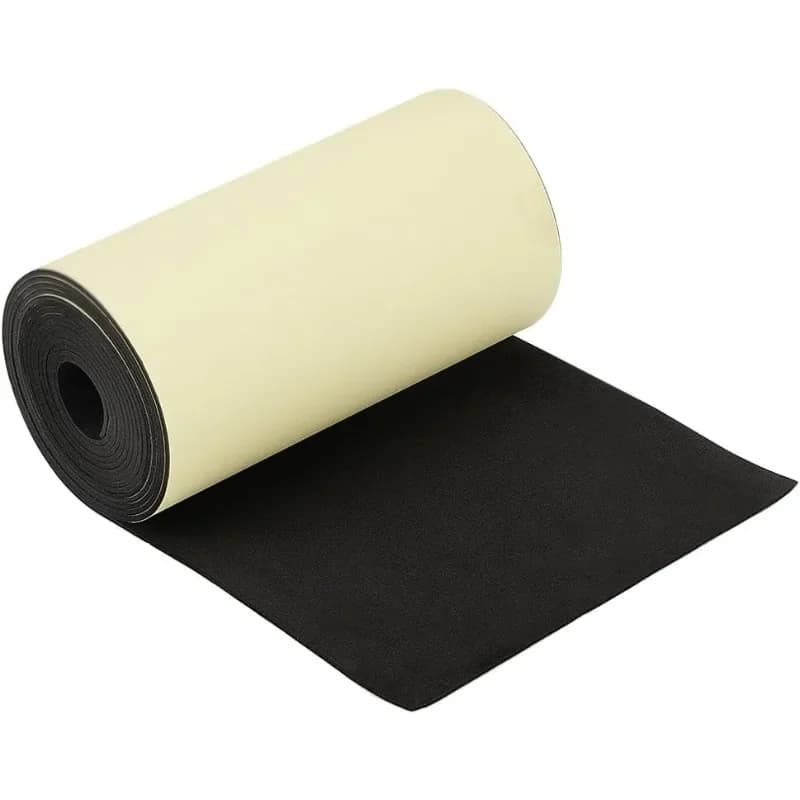 1 black self-adhesive EVA foam roll, 2 mm thick waterproof foam rubber sheet for furniture that protect space filling costumes